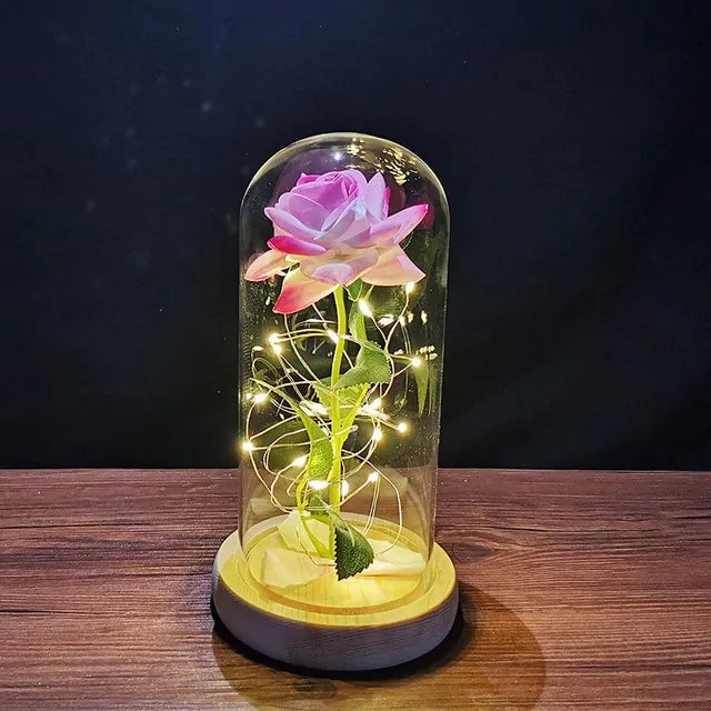 Led Enchanted Galaxy Rose Decor