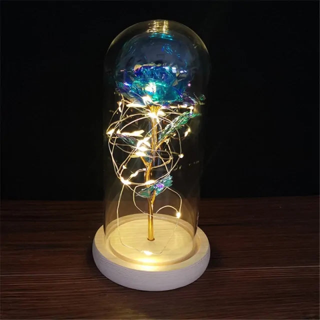 Led Enchanted Galaxy Rose Decor